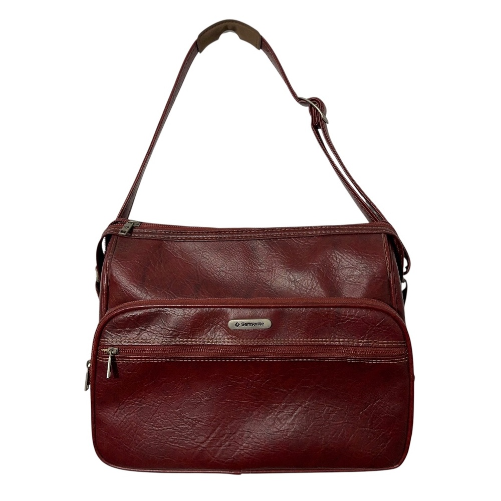 Samsonite Vintage Silhouette II Carry On Travel Bag Oxblood Gift